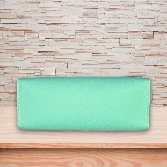 Tiffany & Co Leather Sunglass Eyeglass Soft Case Only Traditional Tiffany Blue - Picture 2 of 7